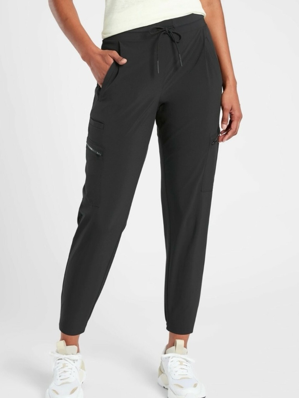 Athleta Venture Hiking Pants Lightweight Travel Jogger Black Size 2